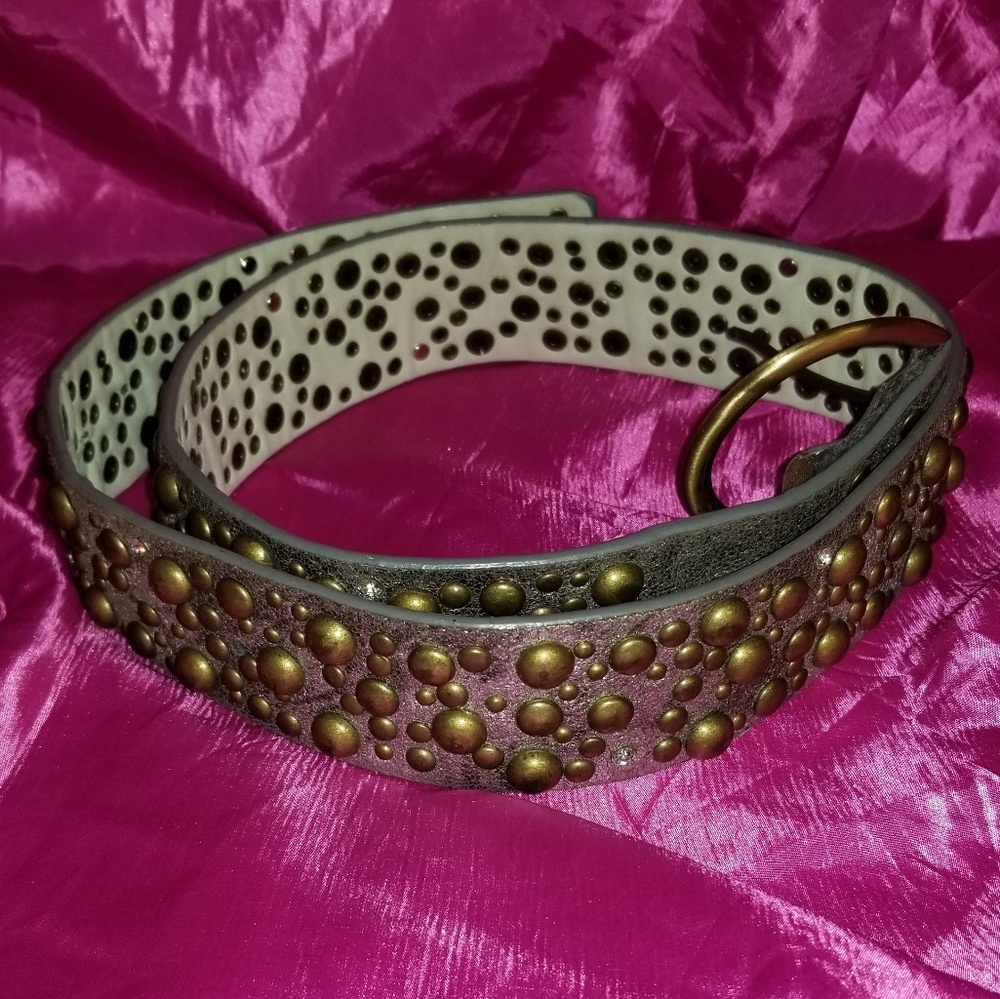 Studded Leather Belt - Picture 4 of 5